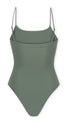 Copenhagen Cartel - Penida one-piece Scoop-halsudskæring - Army
